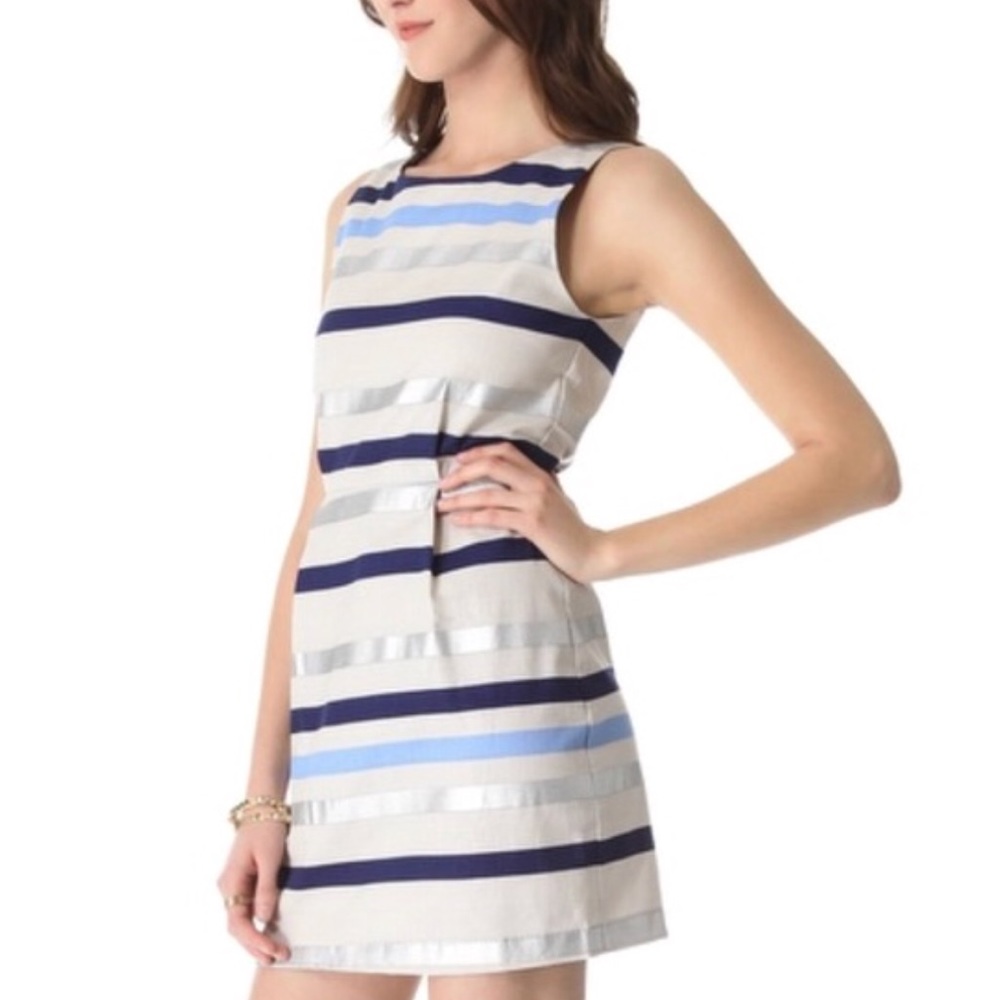 BB Dakota Striped Sheath Dress